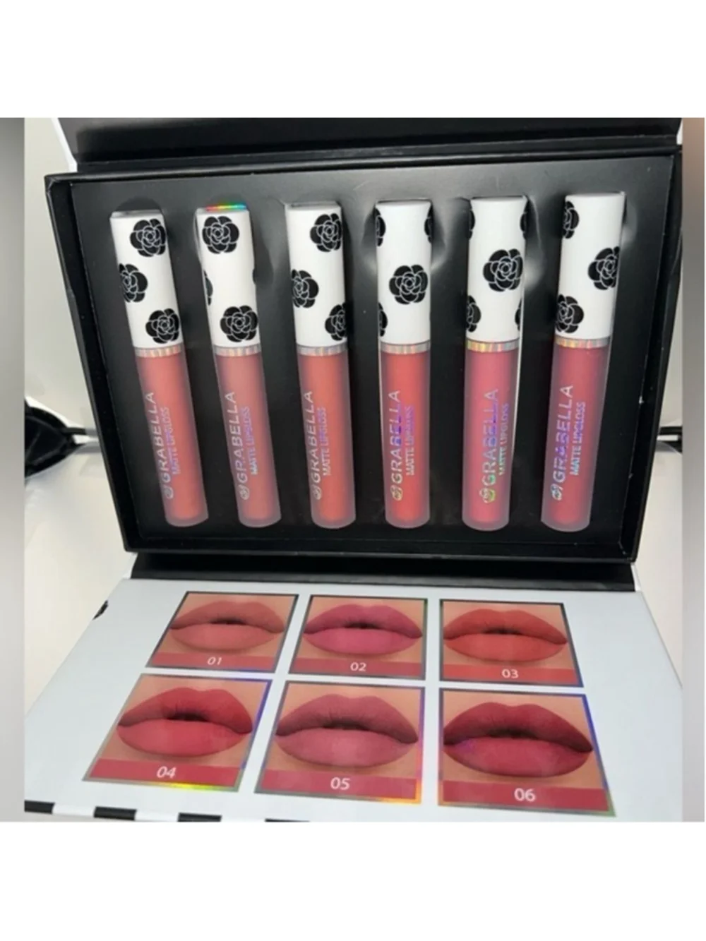 GRABELLA MOUSSE MATTE LIPSTICK SET 6 Pcs Brand New